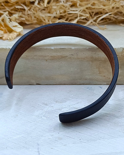 Wooden bented Bracel - The Ebony Cuff