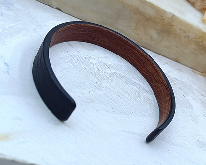 Wooden bented Bracel - The Ebony Cuff