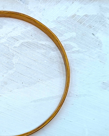 Wooden bented Bracel - The European Oak Slim Bangle