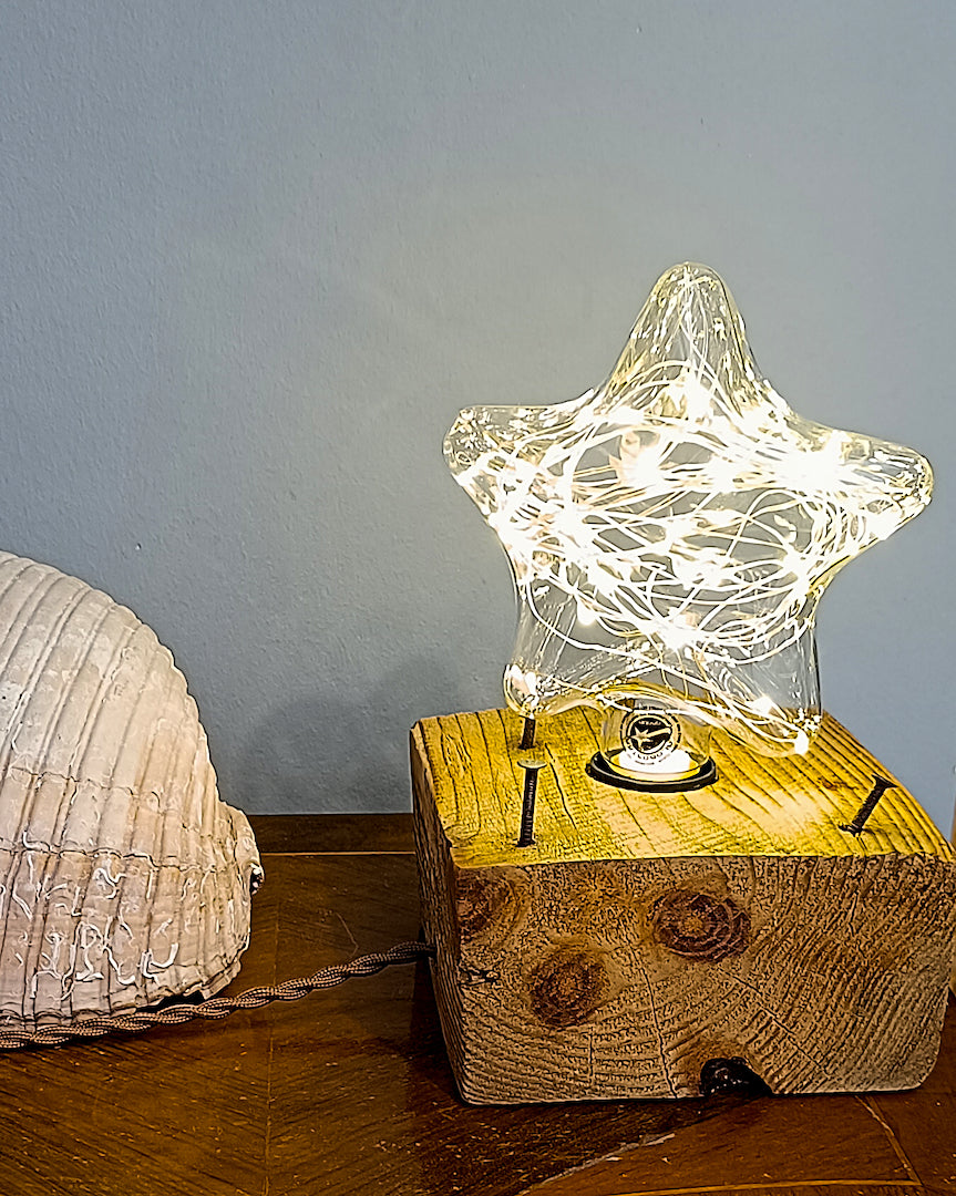 Reclaimed Wood Lamp Holder - The Pallet Core