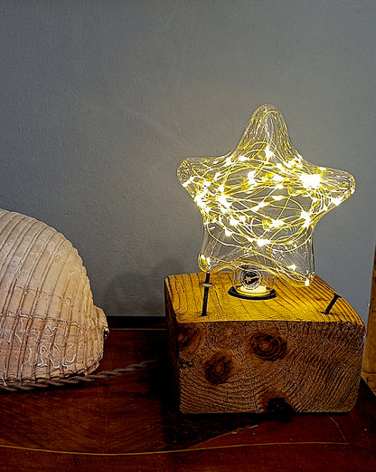 Reclaimed Wood Lamp Holder - The Pallet Core
