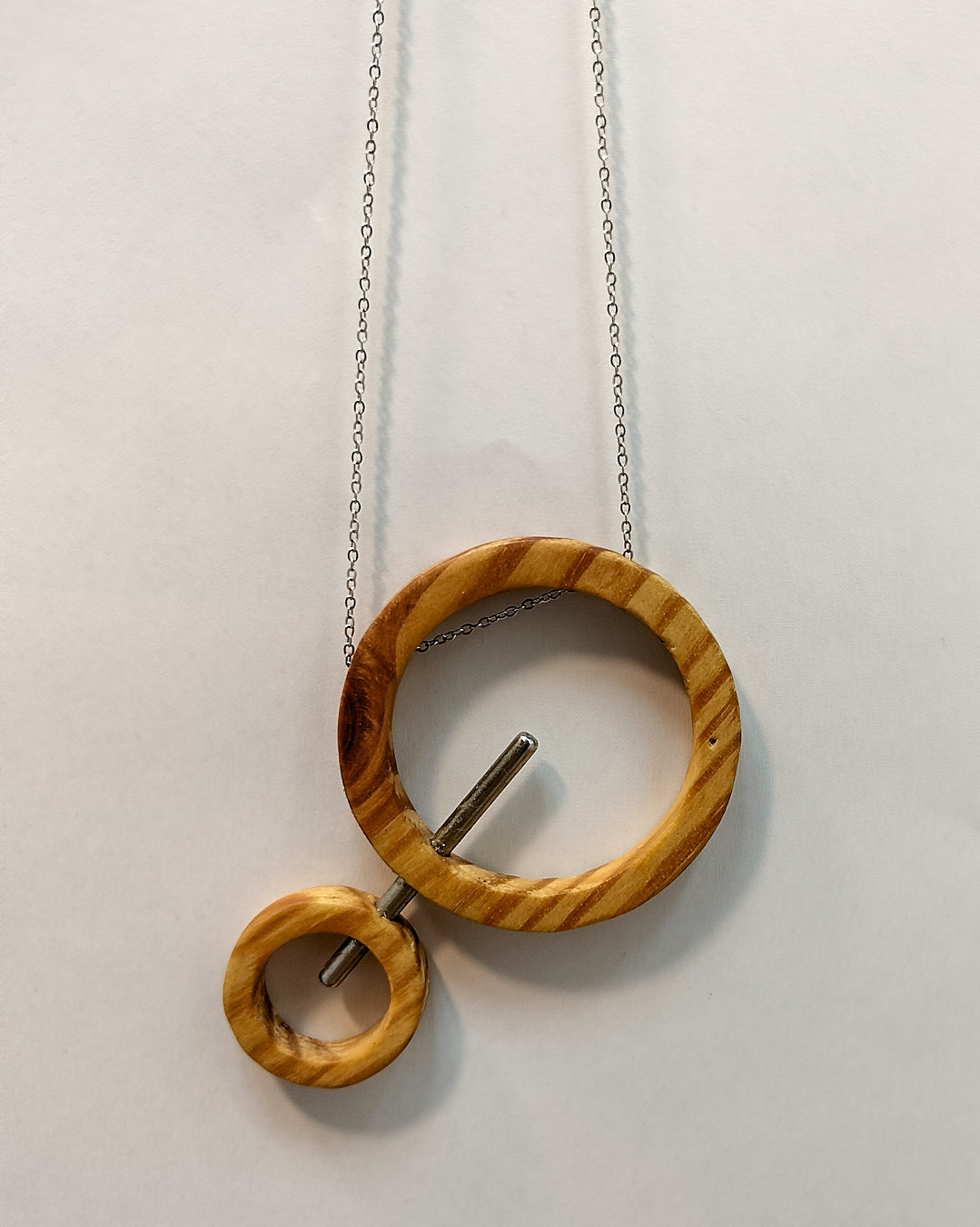 Wooden Necklace - The Double Orbit