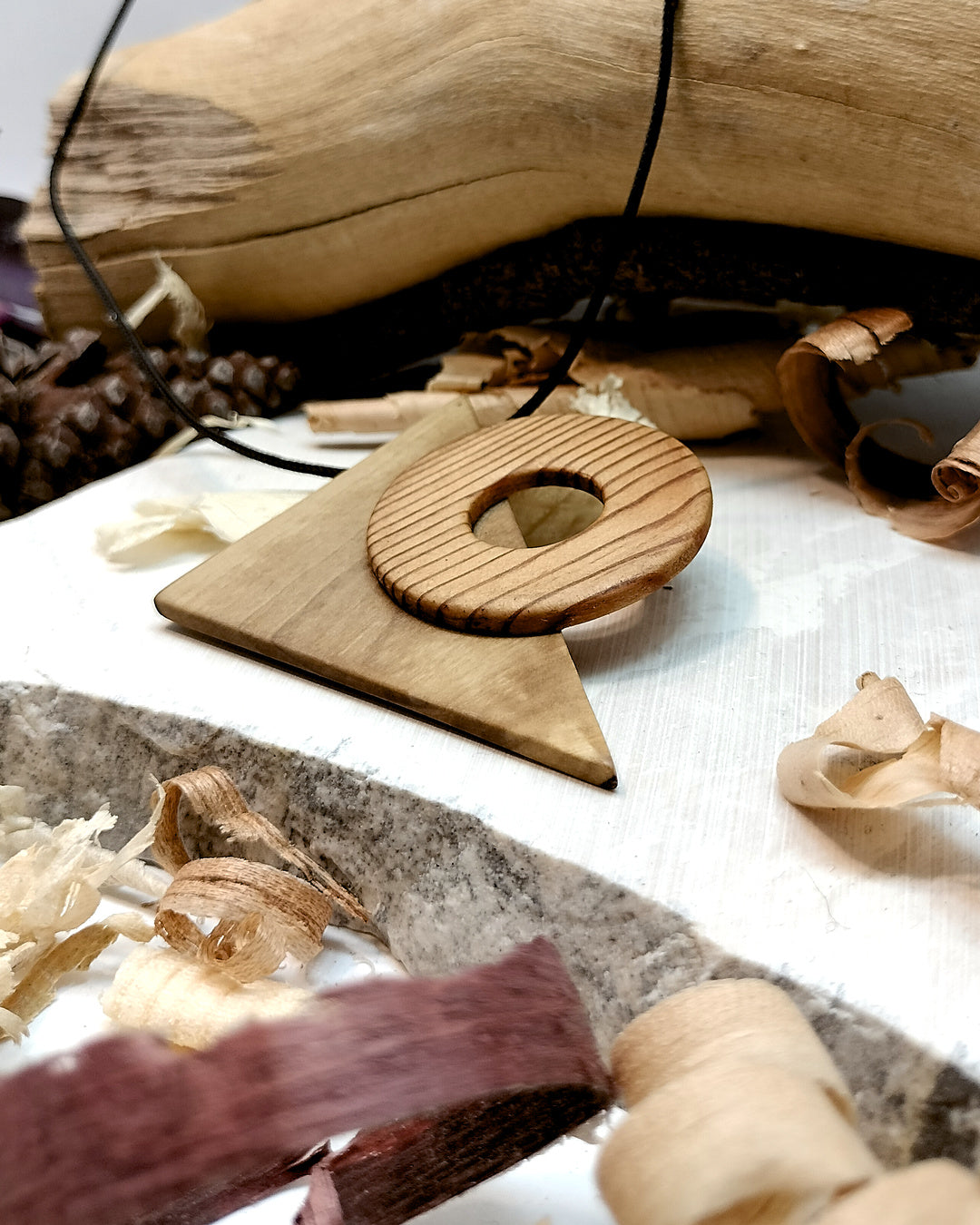 Wooden Necklace - The Pine Portal