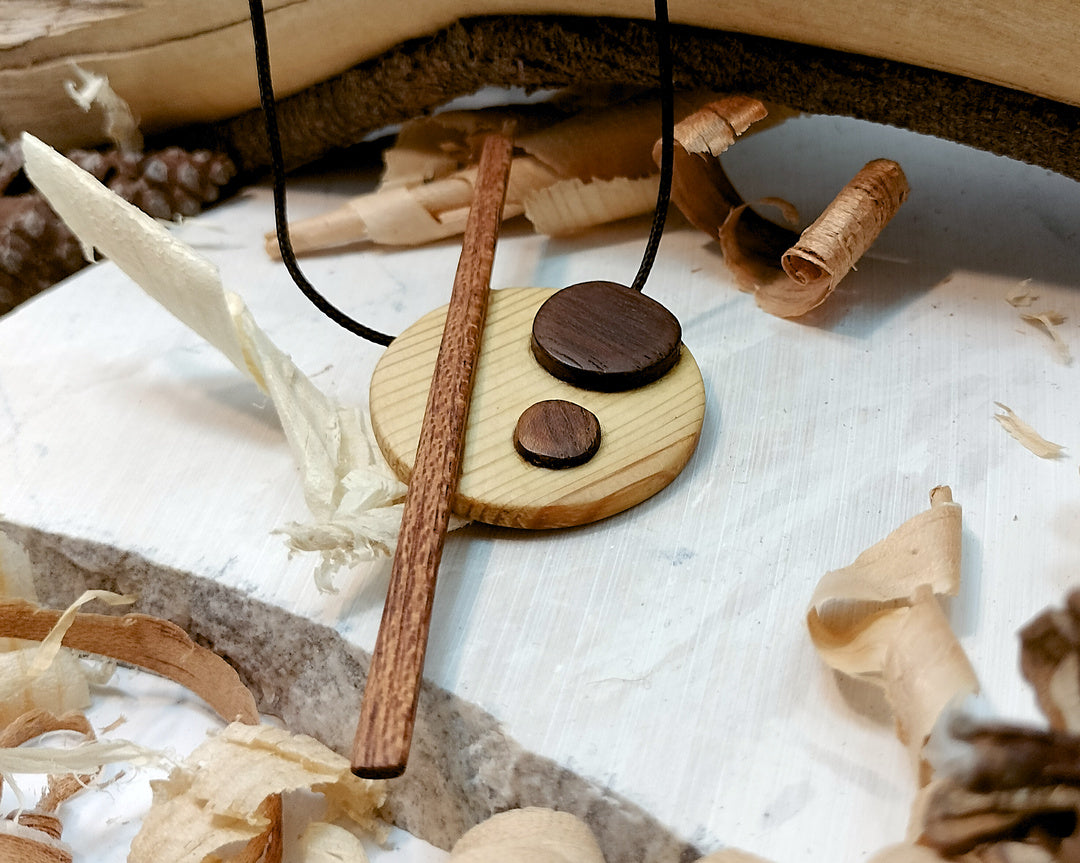 Wooden Necklace - The Pine System