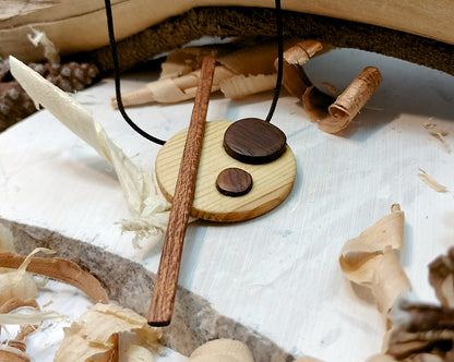 Wooden Necklace - The Pine System