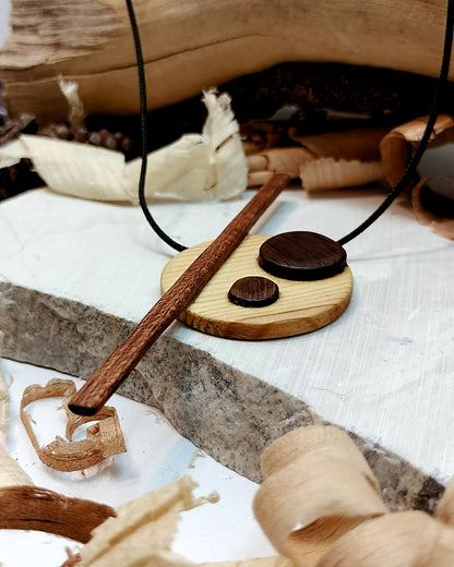 Wooden Necklace - The Pine System