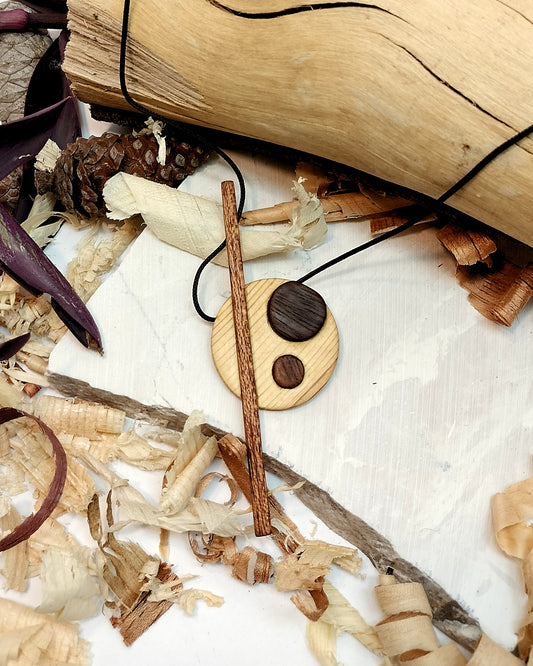 Wooden Necklace - The Pine System