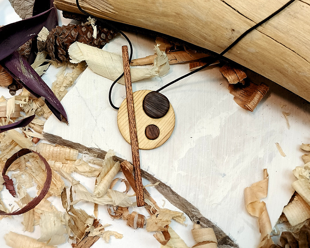 Wooden Necklace - The Pine System