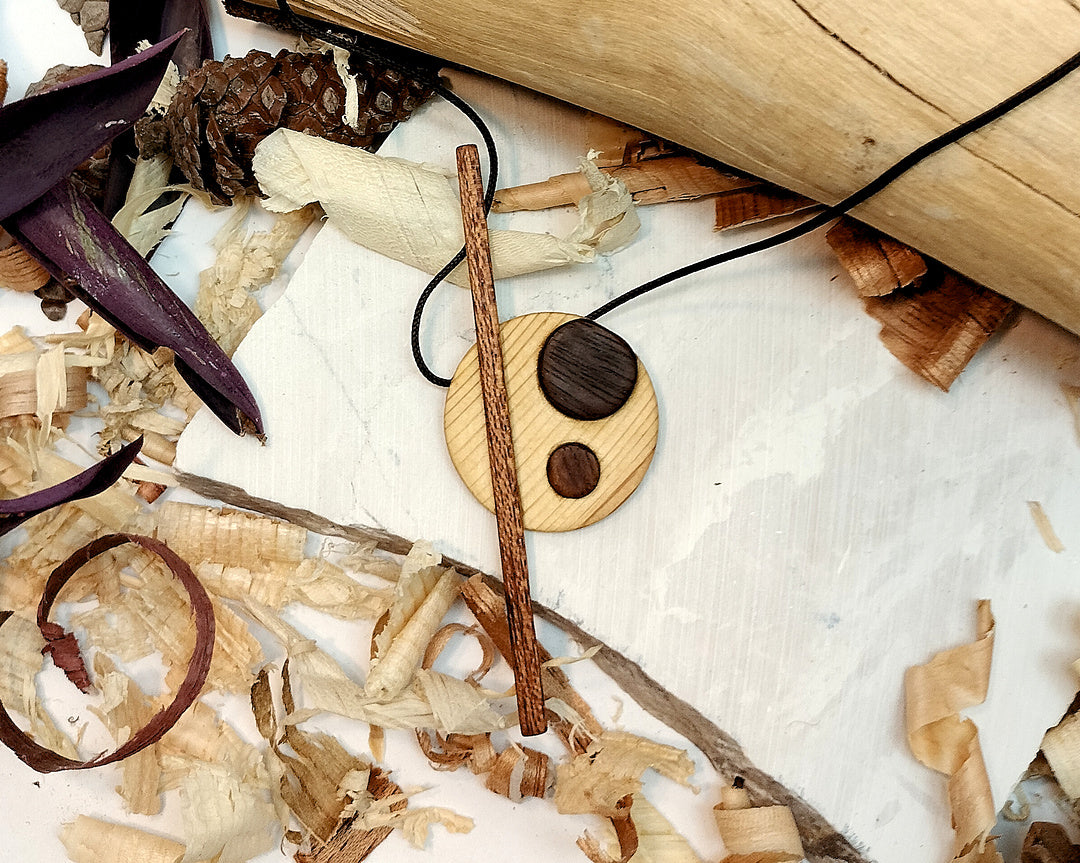 Wooden Necklace - The Pine System