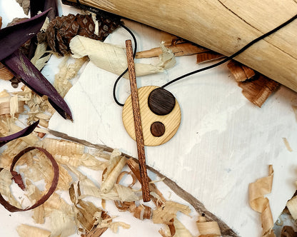 Wooden Necklace - The Pine System