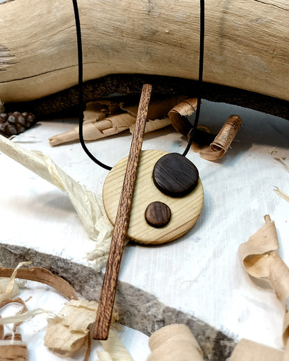 Wooden Necklace - The Pine System