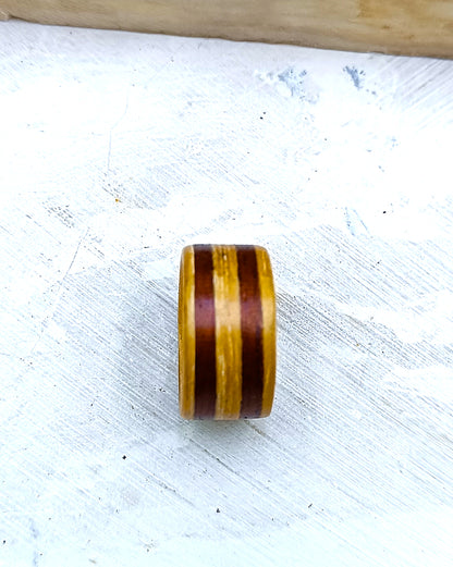 Wooden bented Ring - The Apex Band