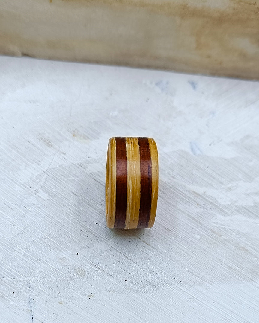 Wooden bented Ring - The Apex Band