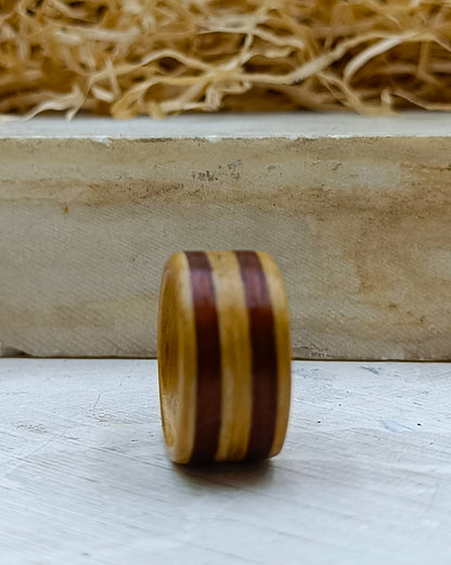 Wooden bented Ring - The Apex Band