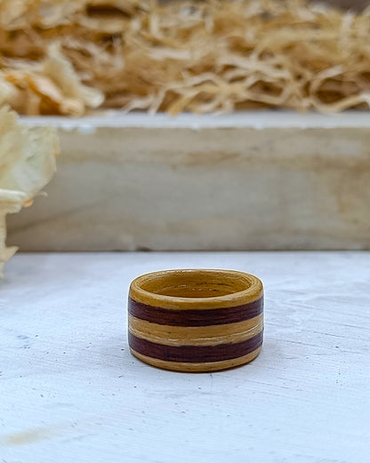 Wooden bented Ring - The Apex Band