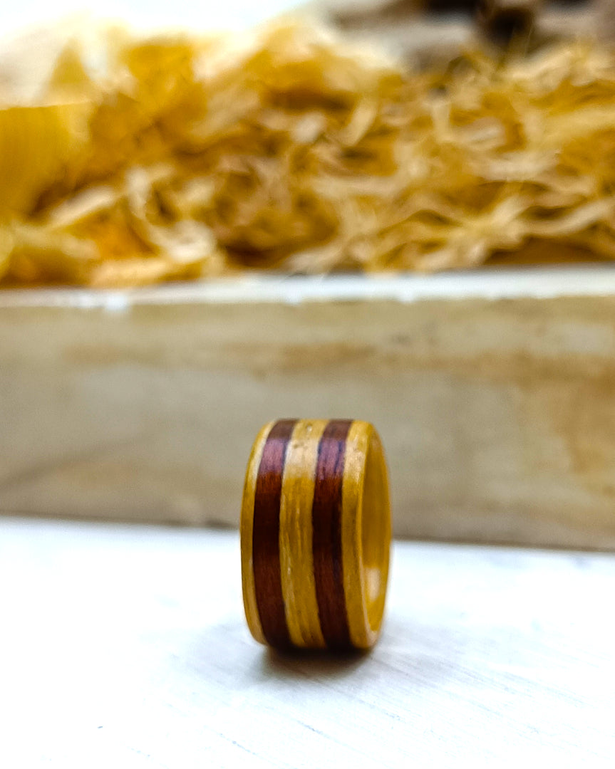 Wooden bented Ring - The Apex Band