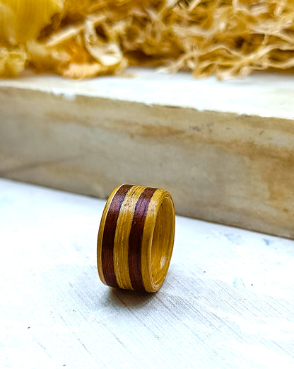 Wooden bented Ring - The Apex Band