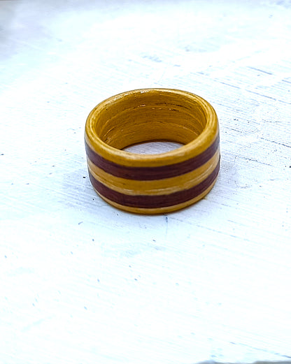 Wooden bented Ring - The Apex Band