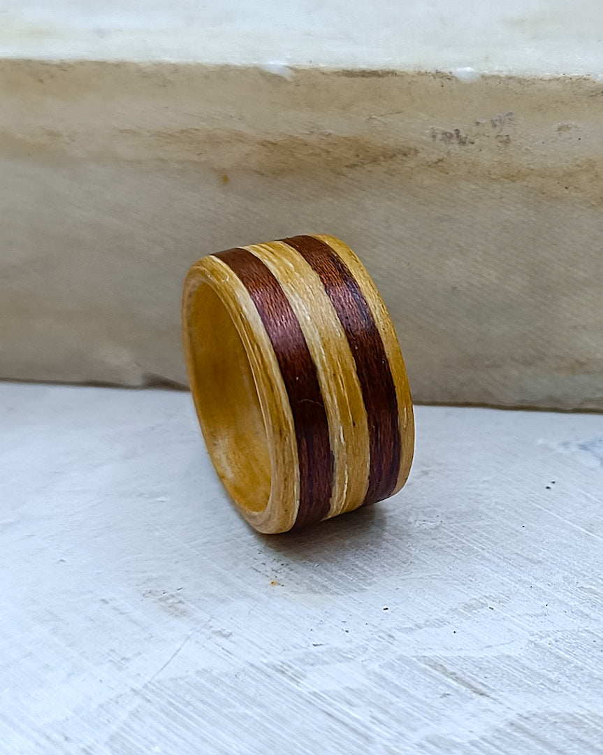 Wooden bented Ring - The Apex Band