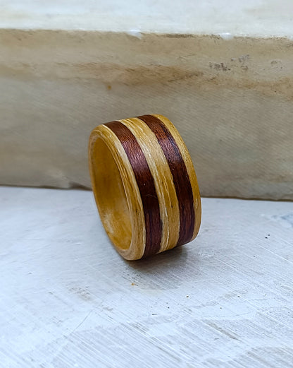 Wooden bented Ring - The Apex Band