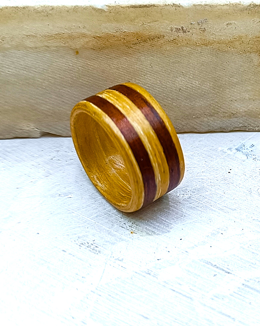Wooden bented Ring - The Apex Band