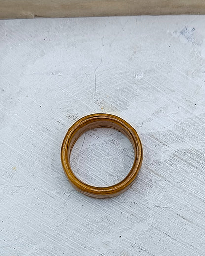 Wooden bented Ring - The European Grain Band