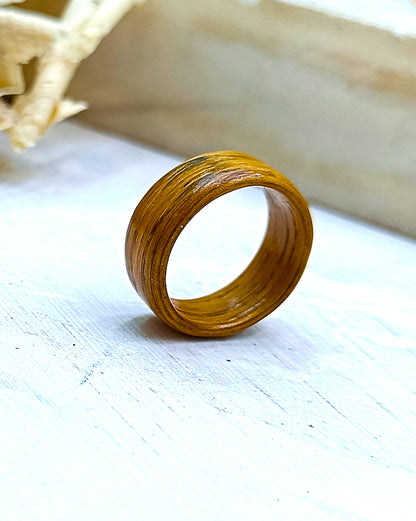 Wooden bented Ring - The European Grain Band