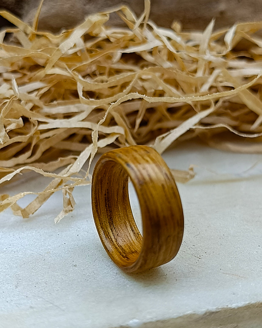 Wooden bented Ring - The European Grain Band